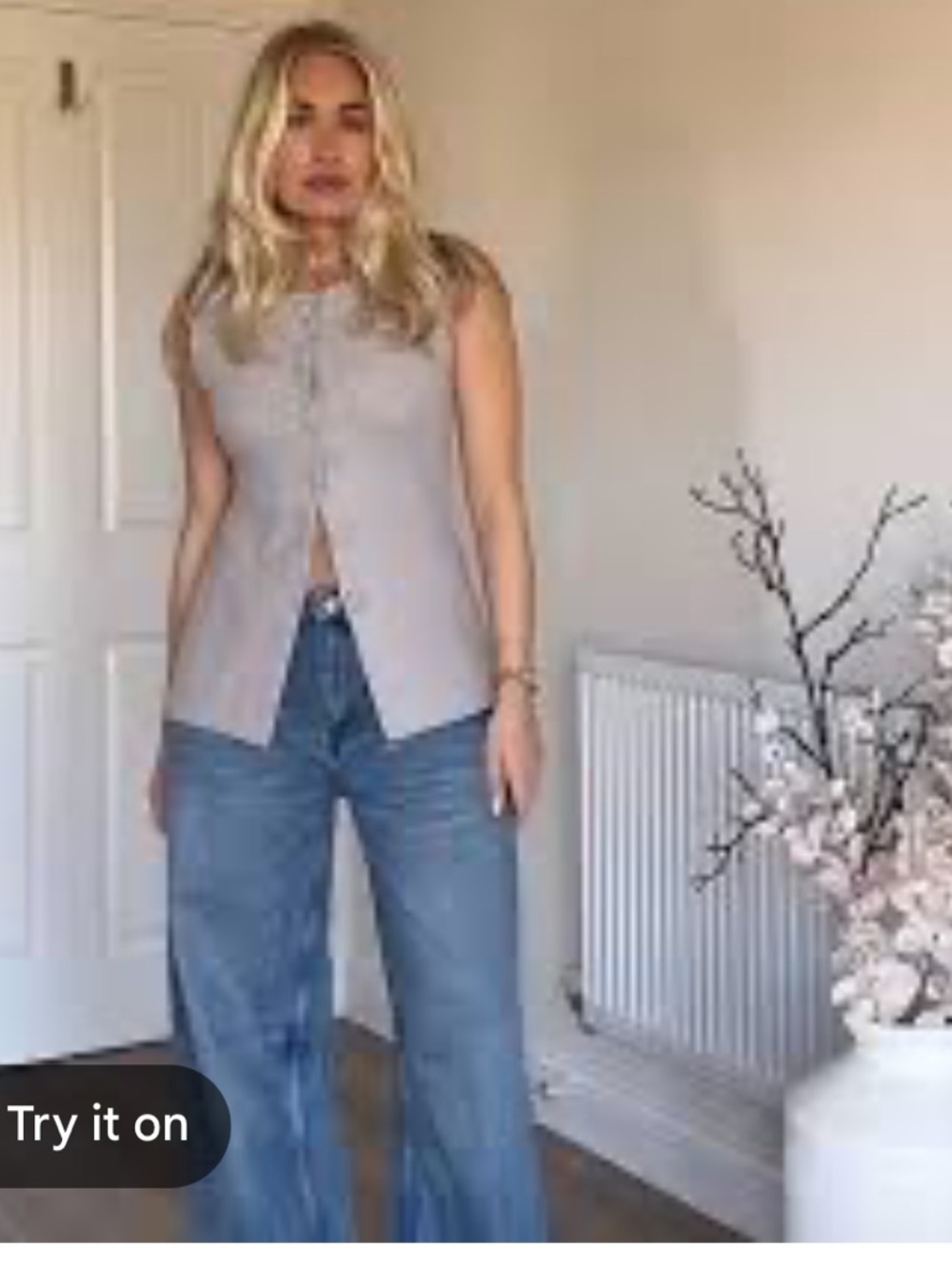 Zara Buttoned Knit Vest